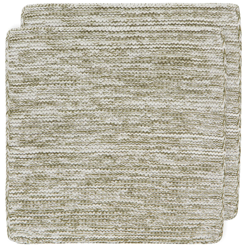 Heirloom - Olive Branch Knit Dishcloths Set of 2 Home & Kitchen