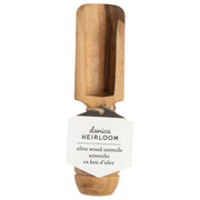 Heirloom - Olive Wood Salt Scoop Home & Kitchen