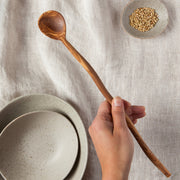 Heirloom - Olive Wood Wavy Spoon Home & Kitchen