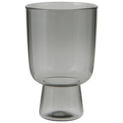 Heirloom - Pedestal Glass 11 oz - Smoke Home & Kitchen