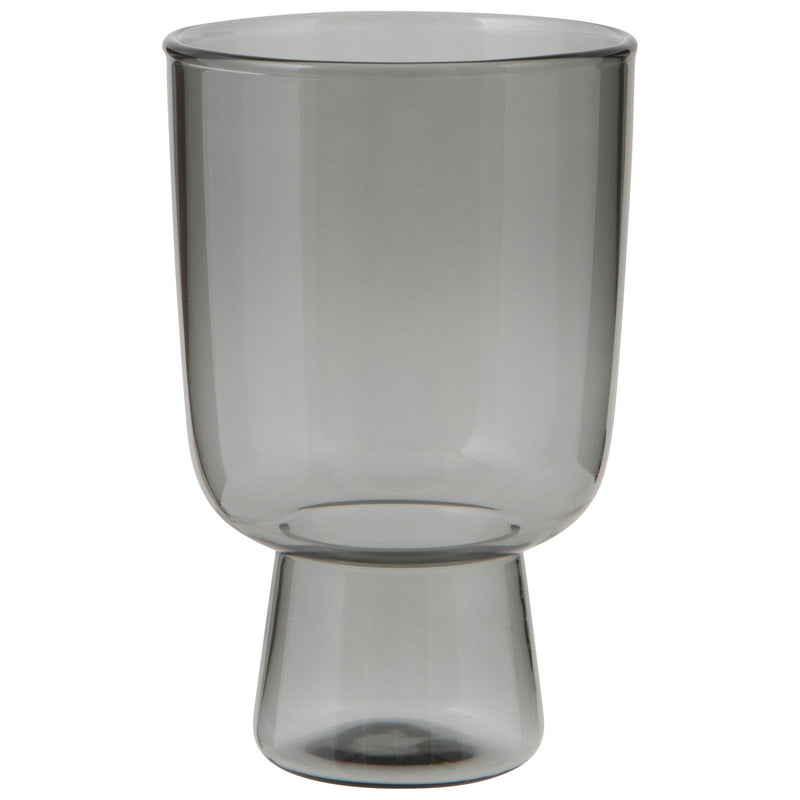 Heirloom - Pedestal Glass 11 oz - Smoke Home & Kitchen