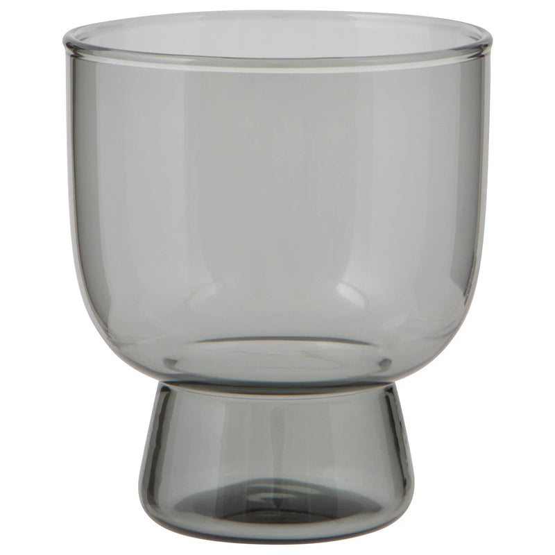 Heirloom - Pedestal Glass 7 oz - Smoke Home & Kitchen