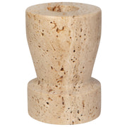 Heirloom - Petra Travertine Candle Holder Tall Home & Kitchen