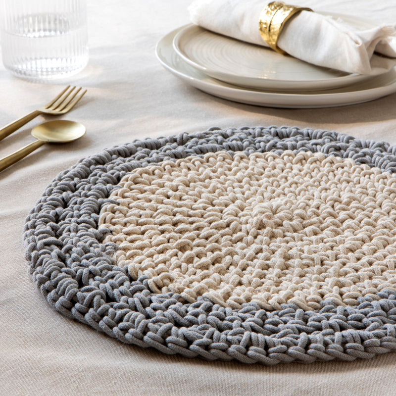 Heirloom - Placemat Aura Shadow Home & Kitchen