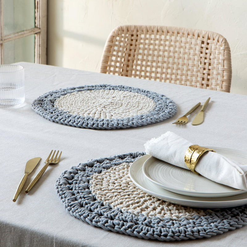 Heirloom - Placemat Aura Shadow Home & Kitchen