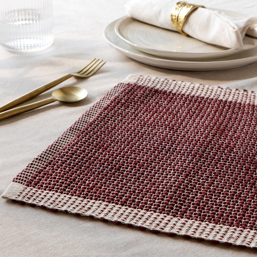 Heirloom - Placemat Lattice Garnet Home & Kitchen