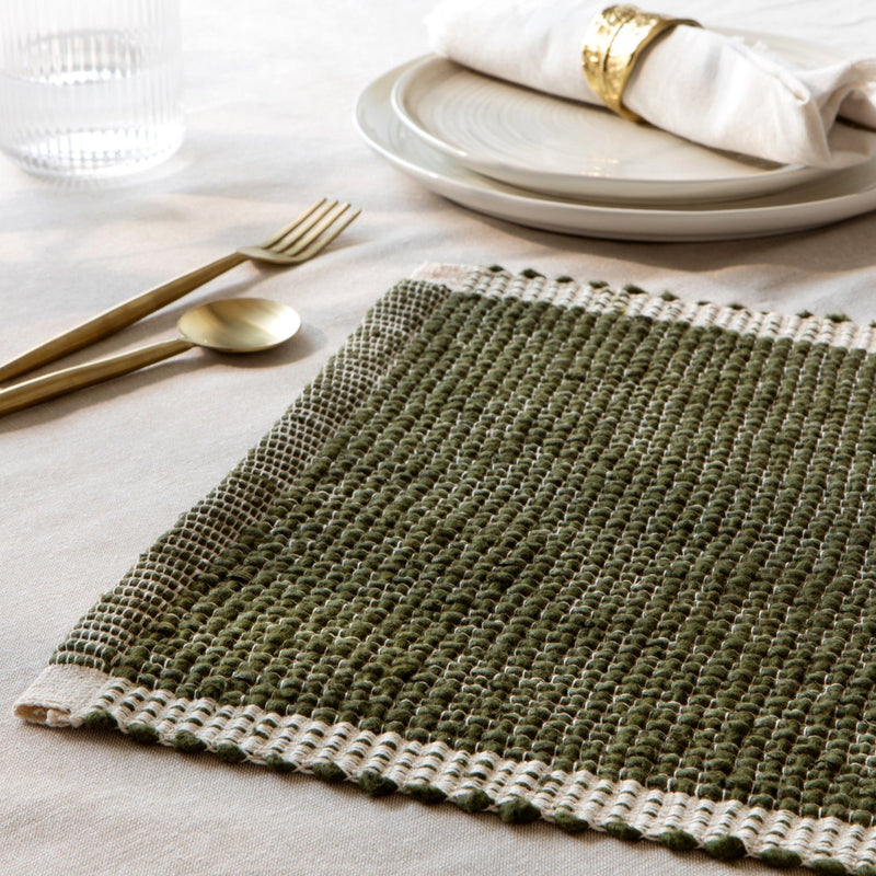 Heirloom - Placemat Lattice Olive Branch Home & Kitchen