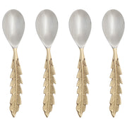 Heirloom - Plume Gold Spoons Set of 4 Home & Kitchen