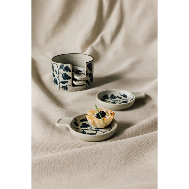 Heirloom - Posy Element Amuse Bouche Plates Set of 4 Home & Kitchen