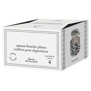 Heirloom - Posy Element Amuse Bouche Plates Set of 4 Home & Kitchen