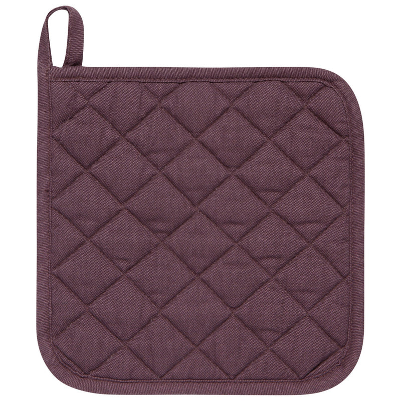 Heirloom - Potholder Stonewash Ash Plum | Purple Home & Kitchen