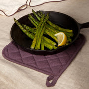 Heirloom - Potholder Stonewash Ash Plum | Purple Home & Kitchen