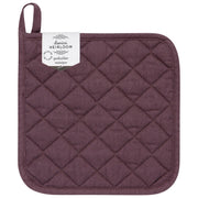 Heirloom - Potholder Stonewash Ash Plum | Purple Home & Kitchen