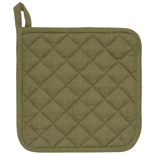 Heirloom - Potholder Stonewash Olive Branch | Green Home & Kitchen