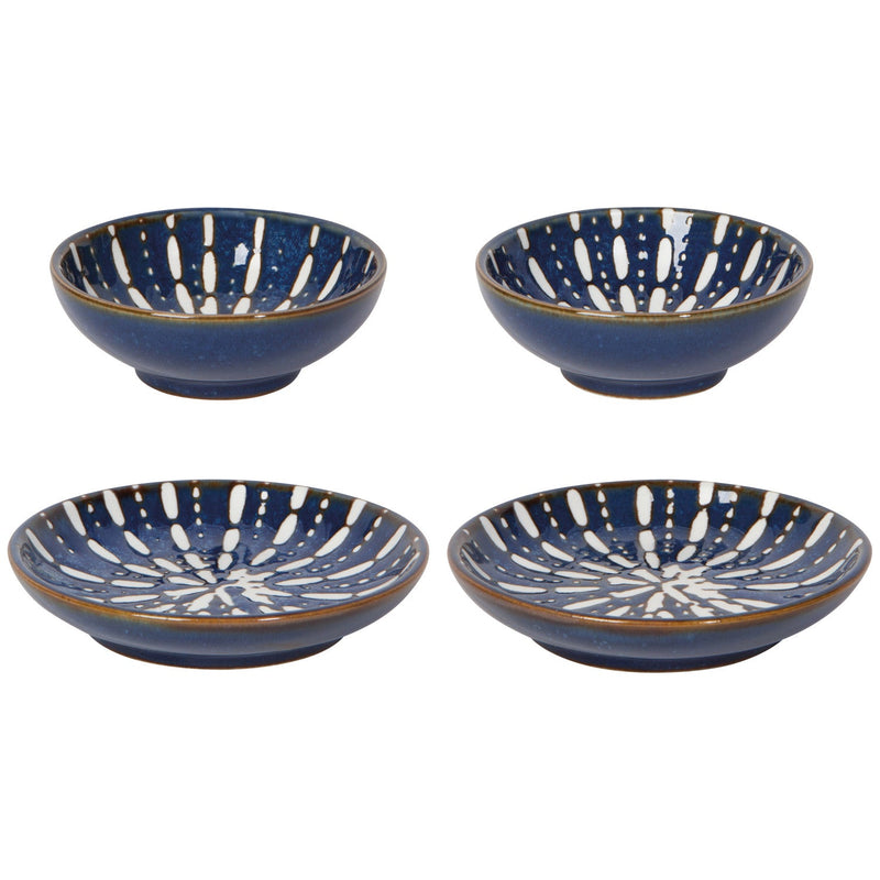 Heirloom - Pulse Pinch Bowls and Dipping Dishes Set of 4 Home & Kitchen