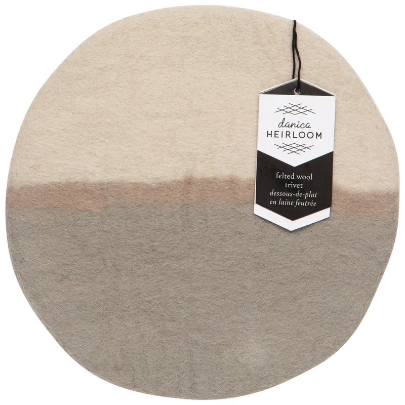 Heirloom - Quarry Felt Wool Trivet Home & Kitchen