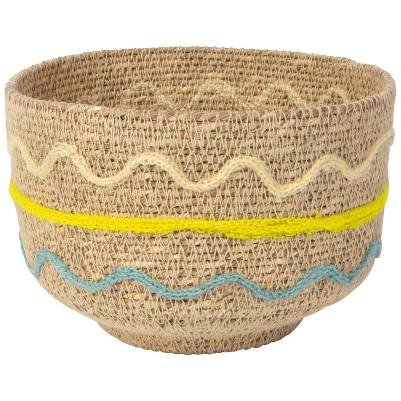 Heirloom - Rhythm Seagrass Basket Home & Kitchen