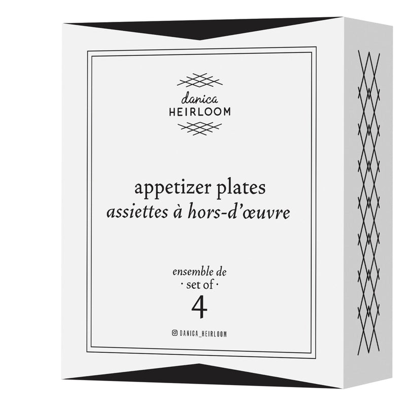 Heirloom - Riviera Appetizer Plates Set of 4 Home & Kitchen