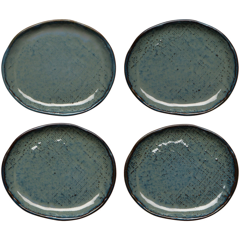 Heirloom - Riviera Appetizer Plates Set of 4 Home & Kitchen