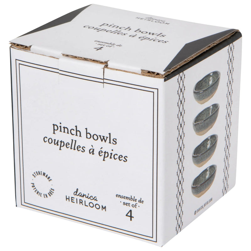 Heirloom - Riviera Pinch Bowls Set of 4 Home & Kitchen
