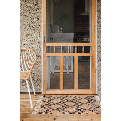 Heirloom - Rug 2x3ft Chindi Leather Tetra Home & Kitchen