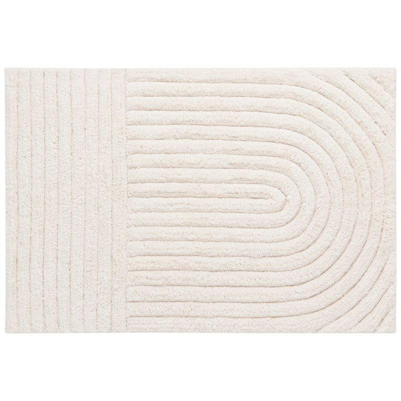 Heirloom - Rug Cotton 2x3ft Verge Natural | White Home & Kitchen