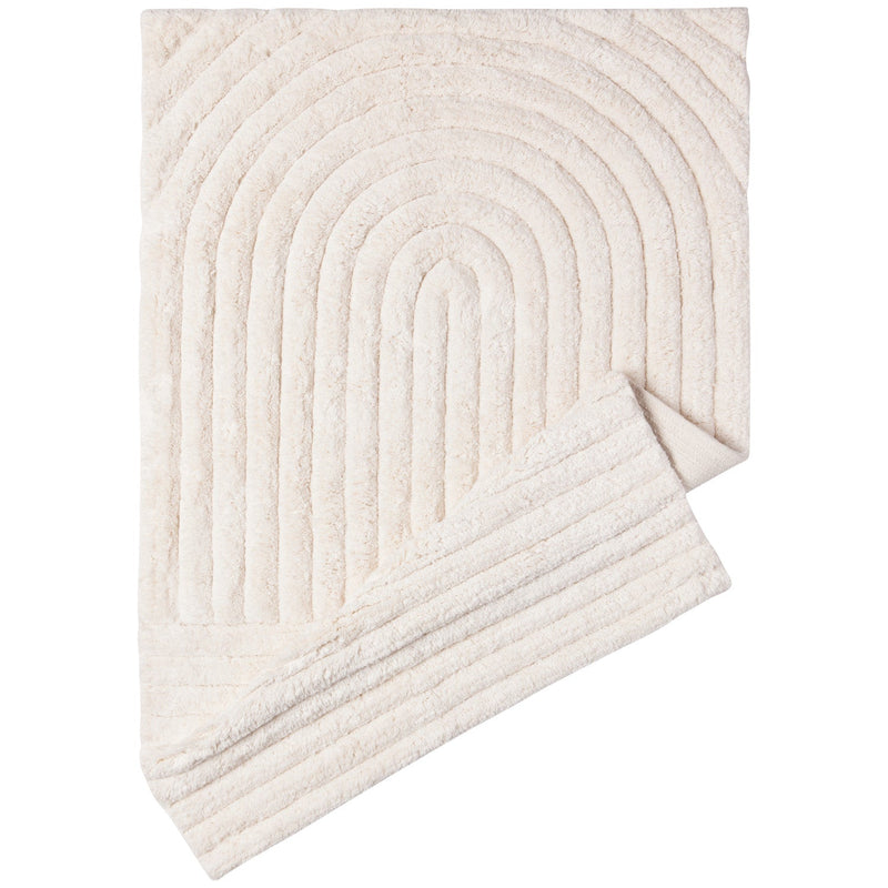Heirloom - Rug Cotton 2x3ft Verge Natural | White Home & Kitchen