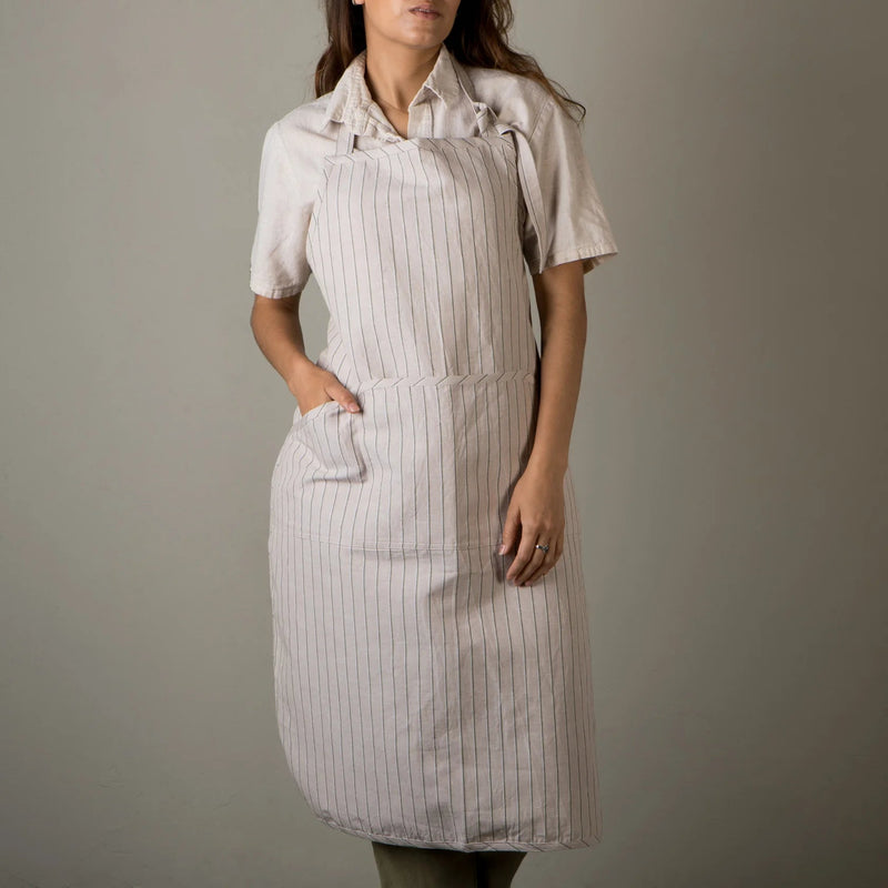Heirloom - Sage Linen - Cotton Apron Home & Kitchen
