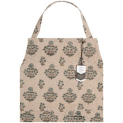 Heirloom - Salvia Block Print Apron Home & Kitchen