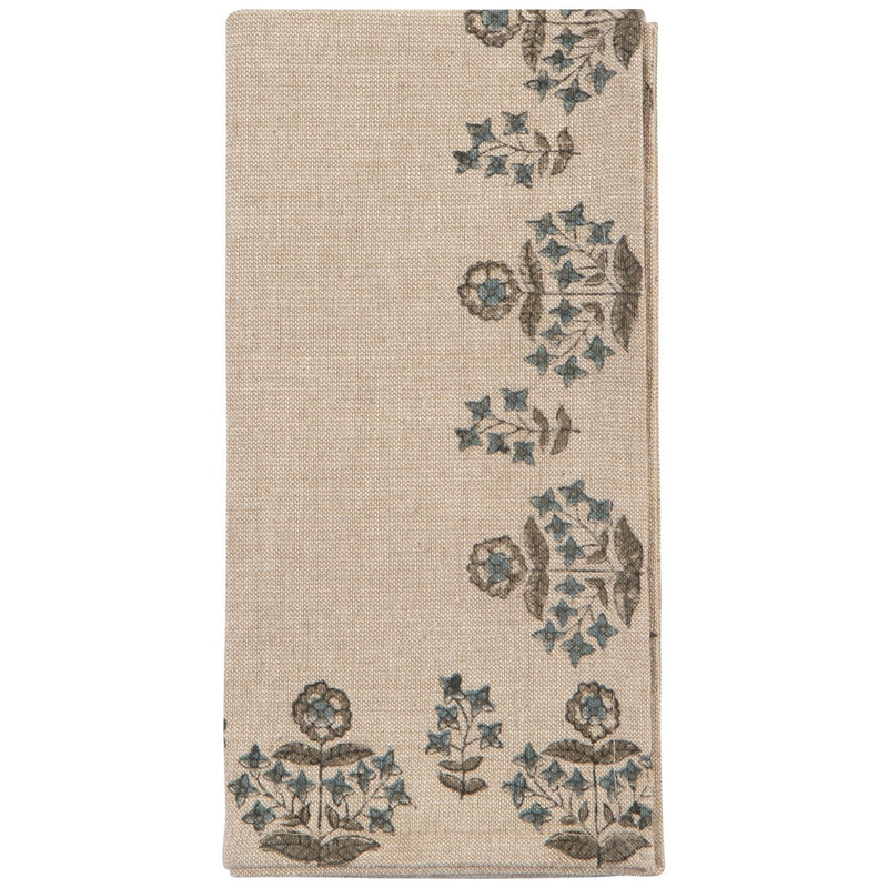 Heirloom - Block Print Napkins (Set of 4) - Salvia - view 3
