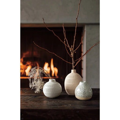 Heirloom - Sand Ceramic Bud Vase Home & Kitchen