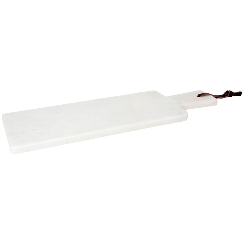 Heirloom - Serving Long Paddle Marble Wht | White Home & Kitchen