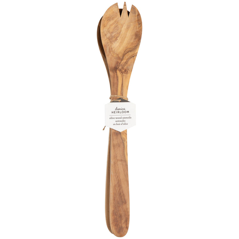 Heirloom - Set/2 Server Olive Wood | Beige Home & Kitchen