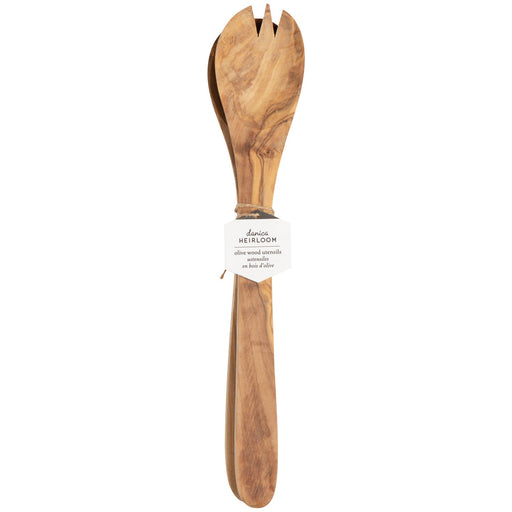 Heirloom - Set/2 Server Olive Wood | Beige Home & Kitchen