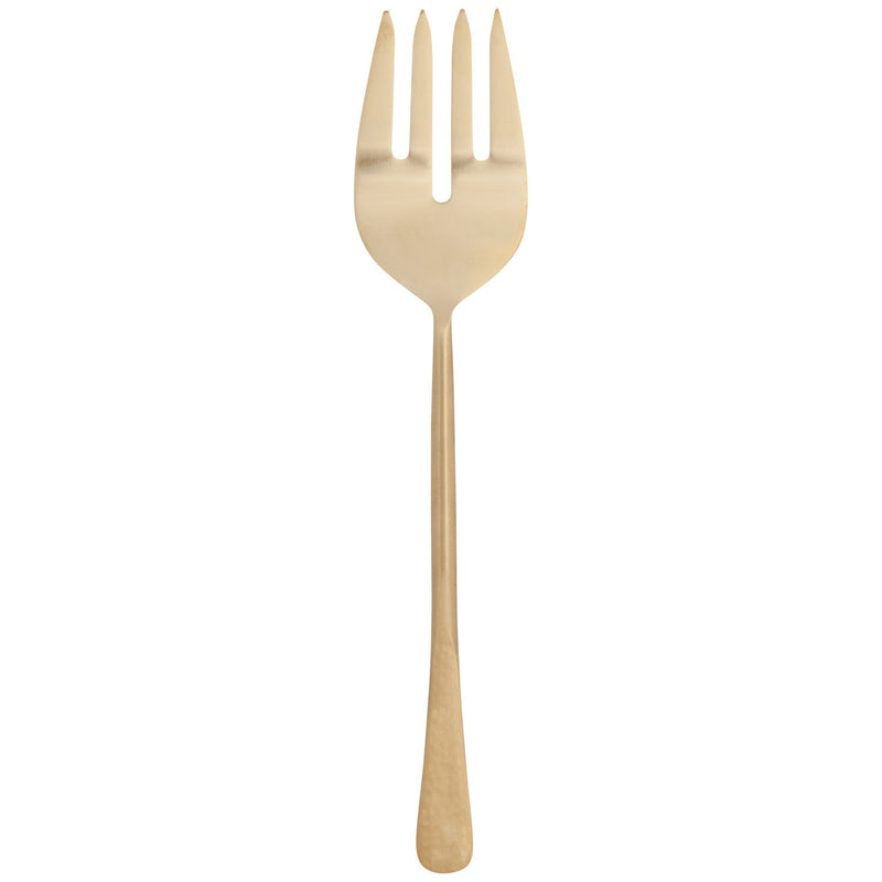 Heirloom - Set/2 Steel Server Gold Home & Kitchen