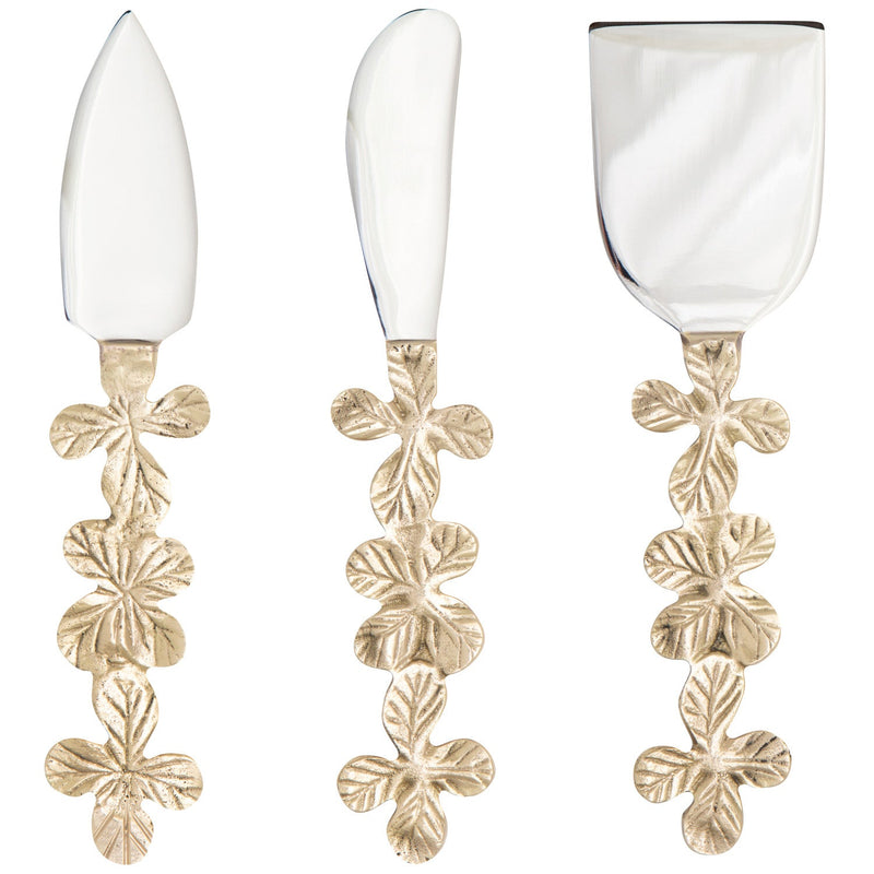 Heirloom - Set/3 Cheese Knives Clover Home & Kitchen