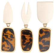 Heirloom - Set/3 Cheese Knives Tortoise Home & Kitchen