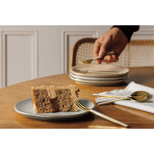 Heirloom - Set/4 Dessert Spoon IvoryGold Home & Kitchen