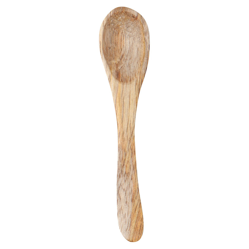 Heirloom - Set/4 Mango Wood Mini Spoons | Brown Home & Kitchen