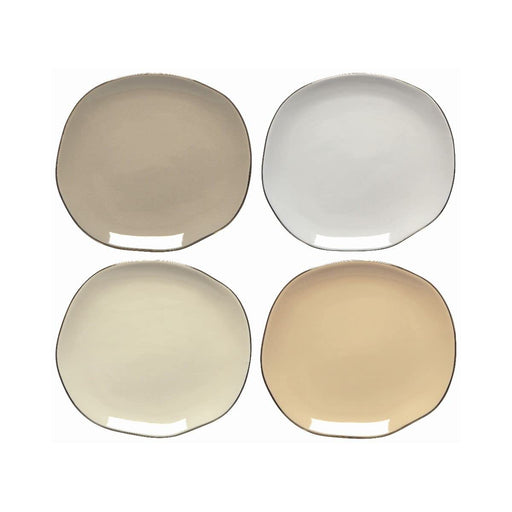 Heirloom - Set/4 Pebble Plates Flight Home & Kitchen