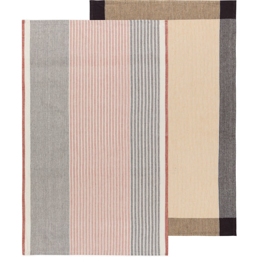 Heirloom - Shadow Array Stripe Dishtowel Set of 2 Home & Kitchen