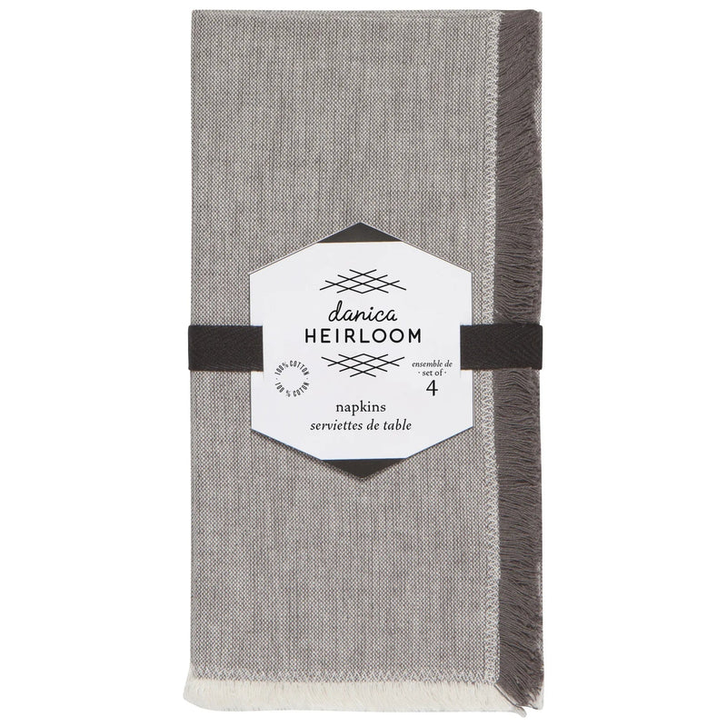 Heirloom - Shadow Chambray Napkins Set of 4 Home & Kitchen