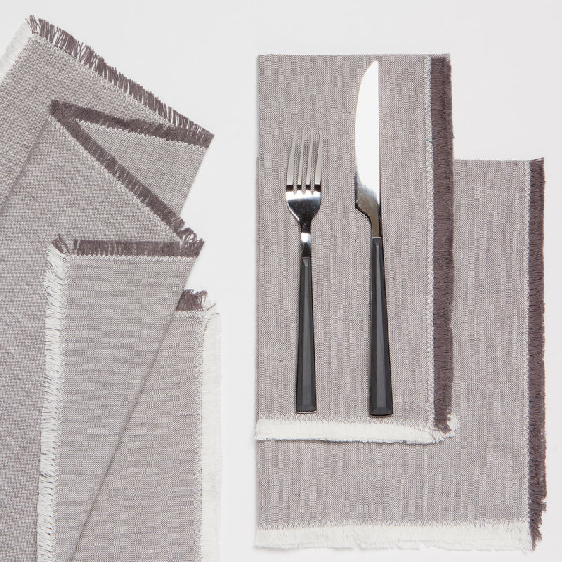 Heirloom - Shadow Chambray Napkins Set of 4 Home & Kitchen