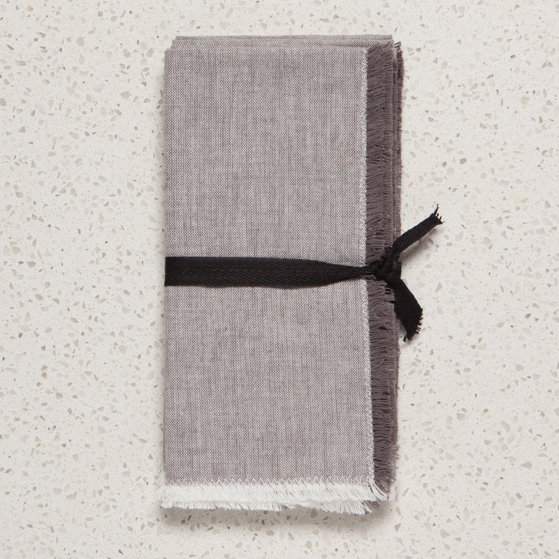 Heirloom - Shadow Chambray Napkins Set of 4 Home & Kitchen
