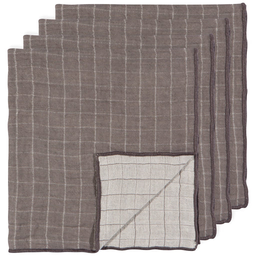 Heirloom - Shadow Double Weave Napkins Set of 4 Home & Kitchen