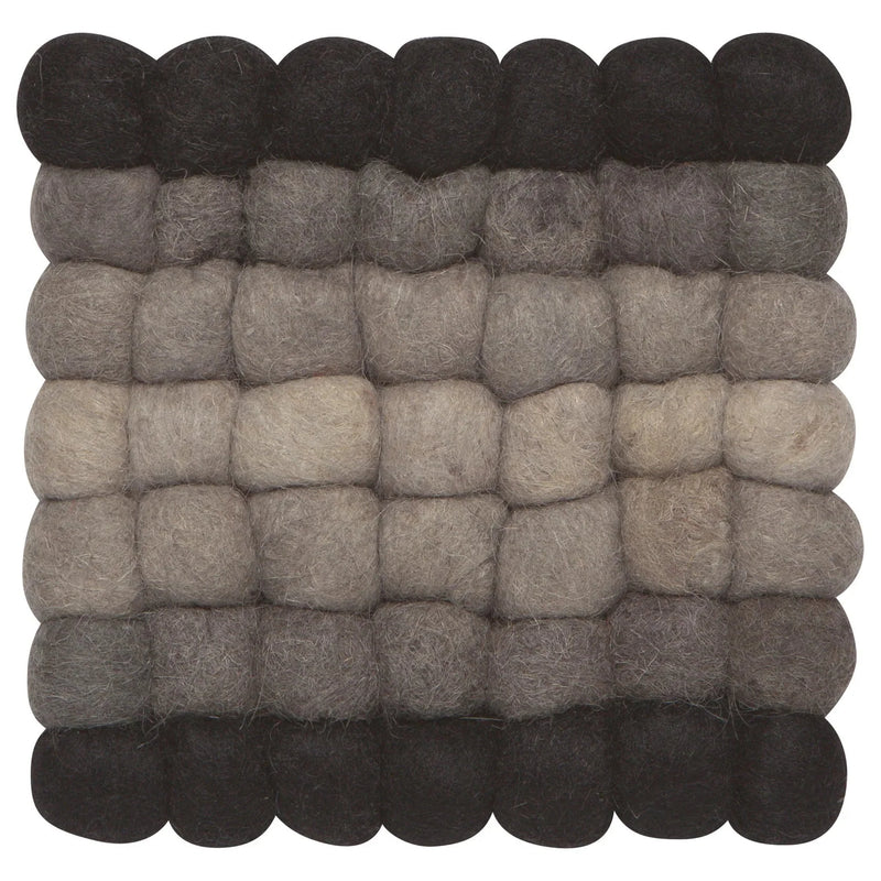 Heirloom - Shadow Wool Felt Ball Trivet - view 3