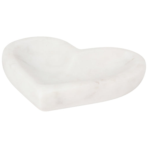 Heirloom - Shaped Dish 4in Heart Marble Home & Kitchen
