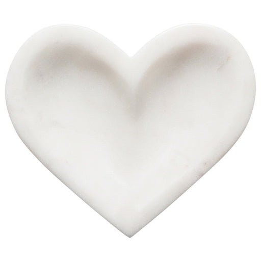 Heirloom - Shaped Dish 4in Heart Marble Home & Kitchen