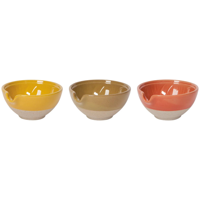 Heirloom - Solar Mini Spout Bowl Set of 3 Home & Kitchen