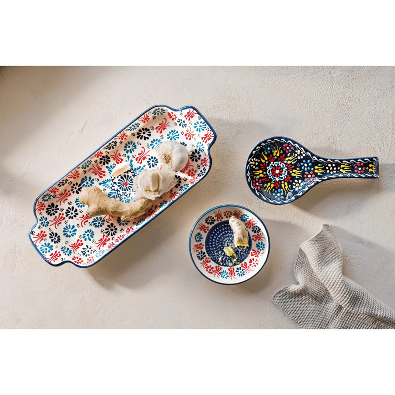 Heirloom - Spoon Rest Evani Multi Azure Home & Kitchen